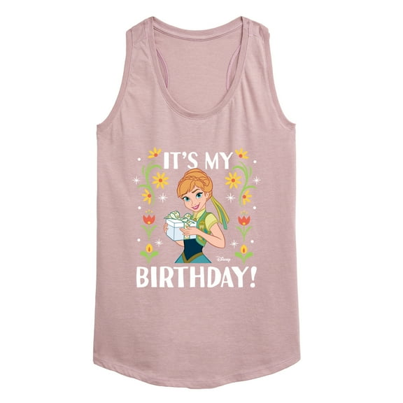 Disney Frozen - Anna It's My Birthday - Women's Racerback Tank Top