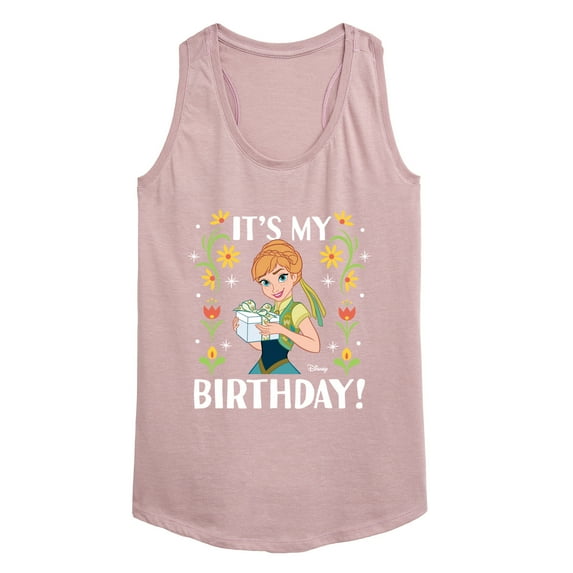 Disney Frozen - Anna It's My Birthday - Women's Racerback Tank Top