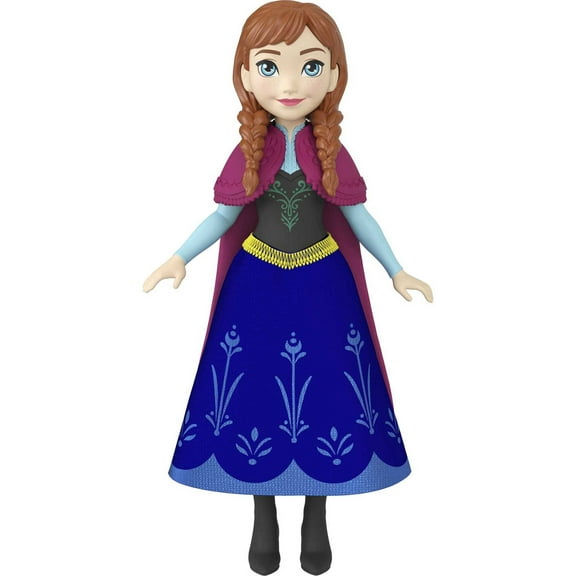 Disney Frozen Anna Small Doll, Collectible Disney Toy Inspired by the Movie