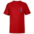 thumbnail image 1 of Disney Frozen Anna Small Pose - Short Sleeve T-Shirt for Kids - Customized-Red, 1 of 5