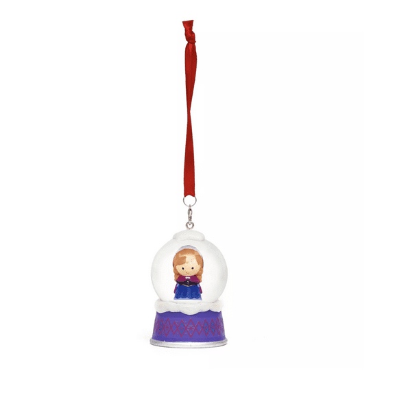 Disney Frozen Anna Snow Globe Christmas Tree Ornament