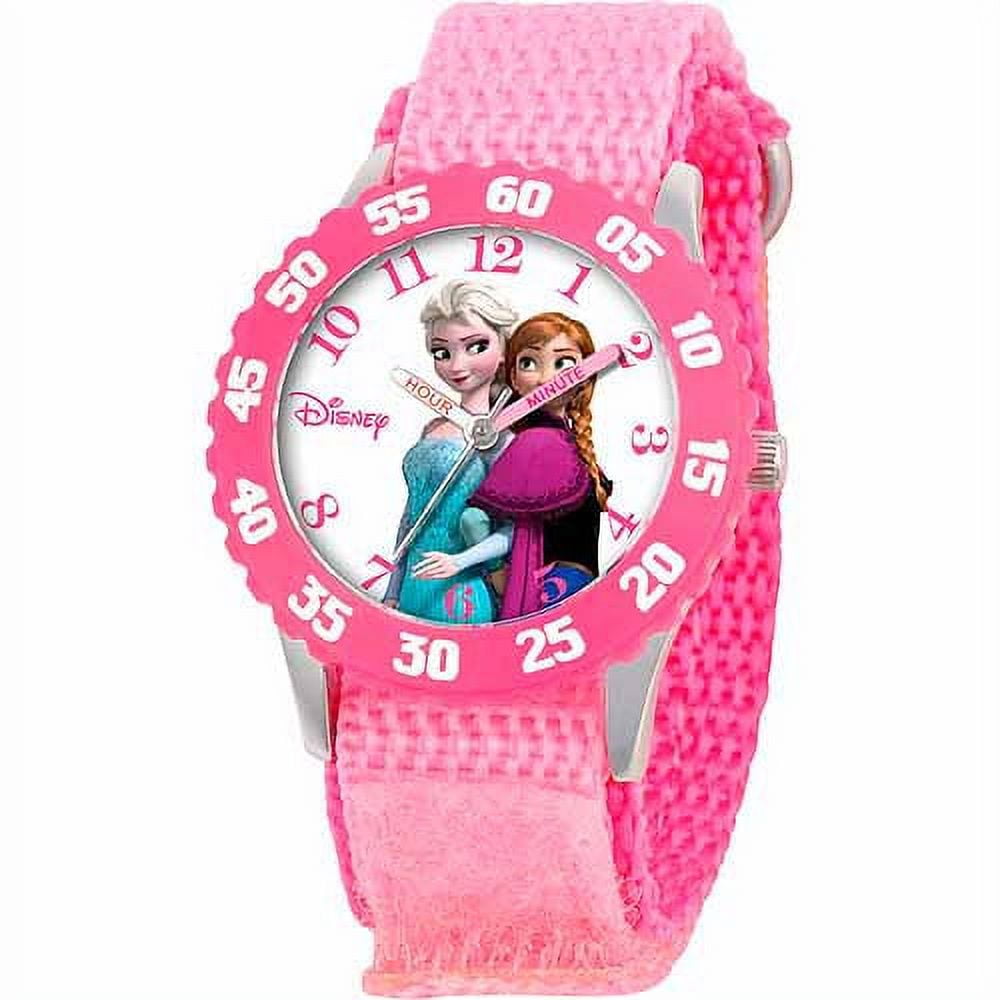Disney Frozen Anna Snow Queen Elsa Girls Stainless Steel Watch