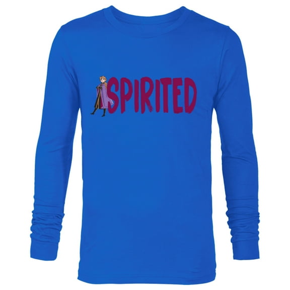 Disney Frozen Anna Spirited - Long Sleeve T-Shirt for Men - Customized-Royal
