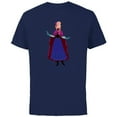 thumbnail image 1 of Disney Frozen Anna T-Shirt - Short Sleeve Cotton T-Shirt for Adults - Customized-Athletic Navy, 1 of 5