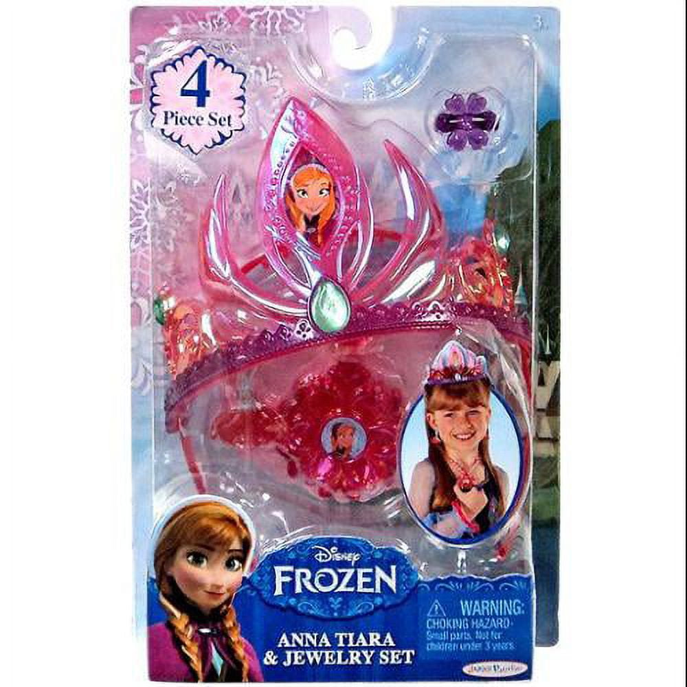 Disney Frozen Anna Tiara and Jewelry Set