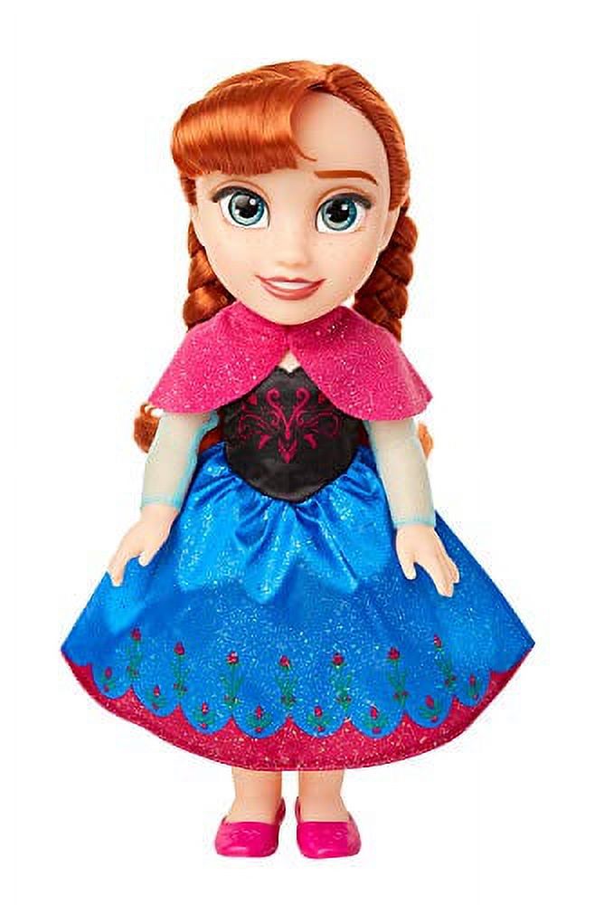 Disney Frozen Anna Toddler Doll with Movie Inspired Blue & Pink Outfit, Shoes & Braided Hair Style - Approximately 14" Tall, for Girls Ages 3 Year & Up - image 1 of 8