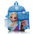 thumbnail image 1 of Disney Frozen Anna and Elsa Kids School Backpack 16" 5PC Lunch Kit, Keychain, Metal Carabiner, and Water Bottle, 1 of 7