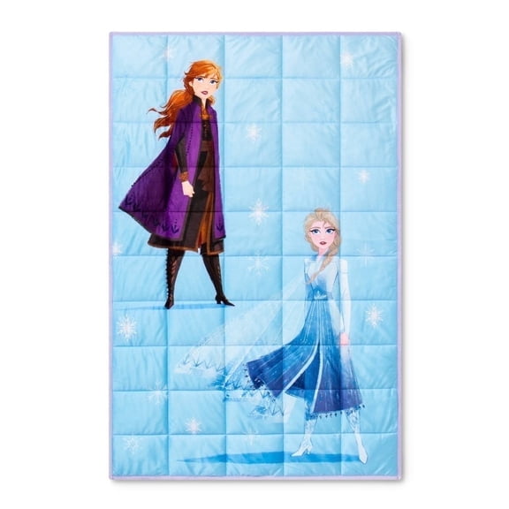 Disney Frozen 2 Kids Weighted Blanket 5 lbs, 40 x 60 in, Blue