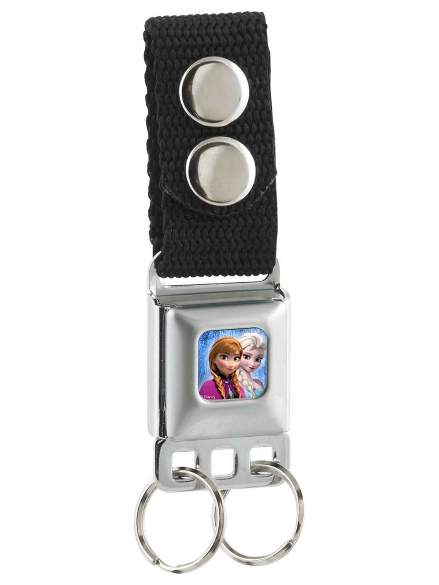 Elsanna Keychains Disney Frozen Anna and Elsa Seatbelt Keychain - Walmart.com