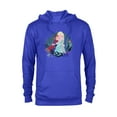 thumbnail image 1 of Disney Frozen Anna and Elsa Sister Hug - Pullover Hoodie for Adults – Customized-Royal Heather, 1 of 5