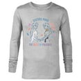 thumbnail image 1 of Disney Frozen Anna and Elsa Sister Make the Best of Friends - Long Sleeve T-Shirt for Men - Customized-Athletic Heather, 1 of 5