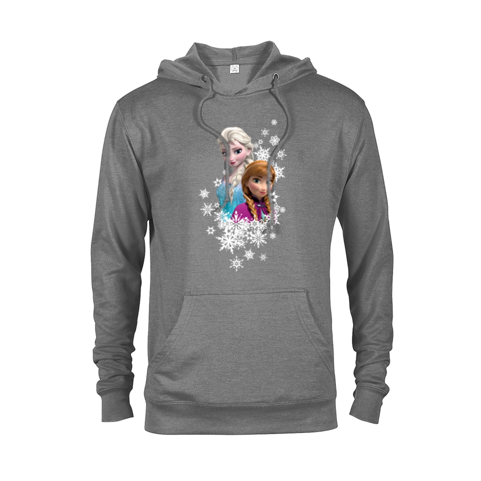 Disney Frozen Juniors Womens White Go North Elsa Hoodie Sweatshirt XL  (15/17) 