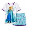 thumbnail image 1 of Disney Frozen Anna and Elsa Two Piece Shorts Pajama Set, Size 4, 1 of 4