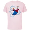 thumbnail image 1 of Disney Frozen Anna and Olaf True Friendship - Short Sleeve Cotton T-Shirt for Adults - Customized-Soft Pink, 1 of 5