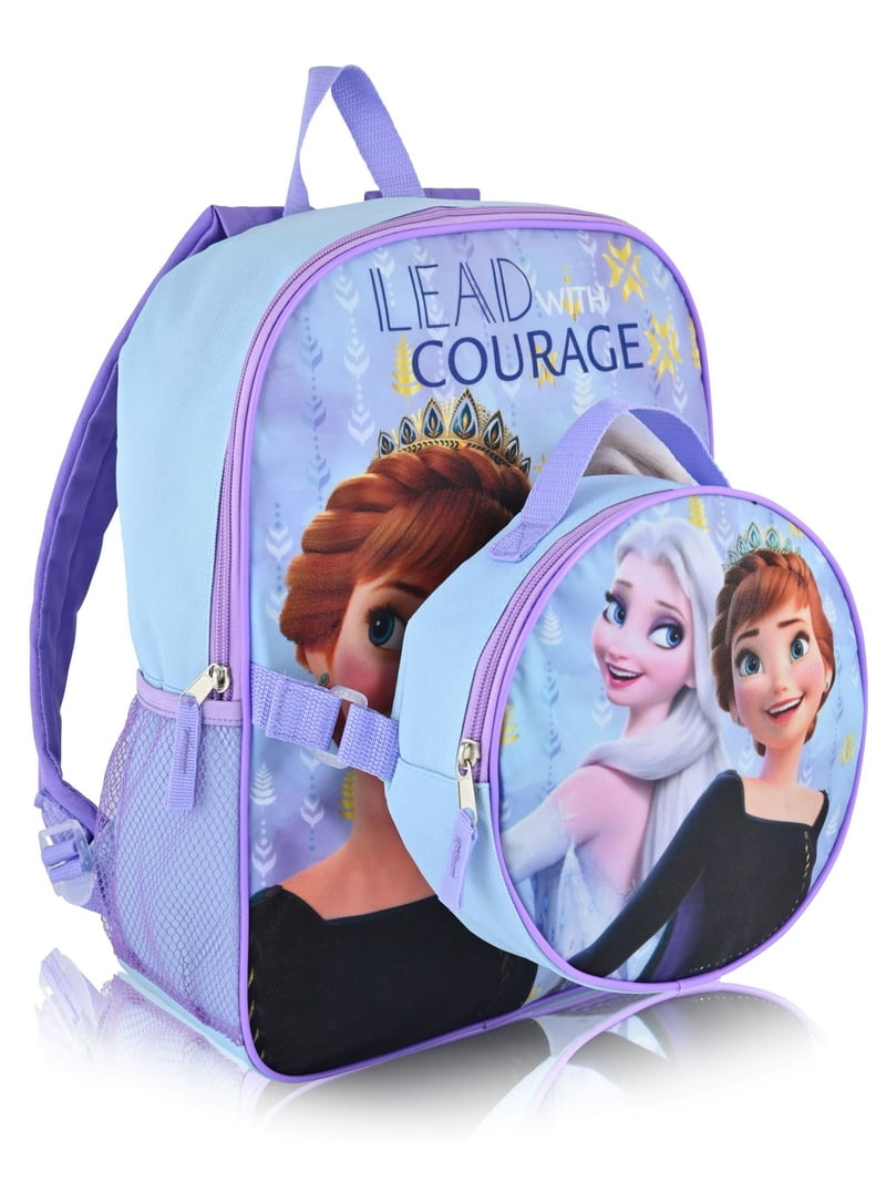 Disney Frozen Backpack With Lunch Box for Kids |Elsa and Anna