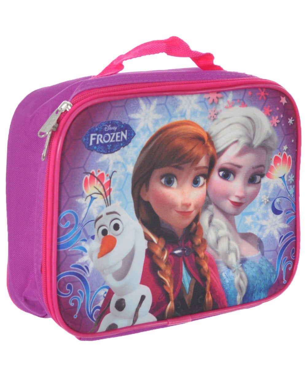Frozen Kids' Square Lunch Box And Bag - Purple : Target