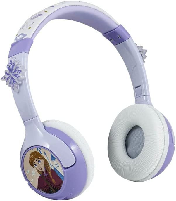 Disney Frozen Bluetooth Headphones for Kids, Volume Reduced