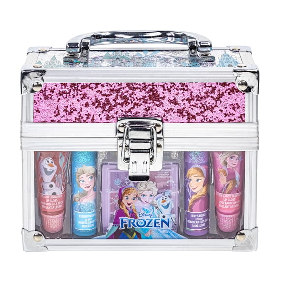Disney Frozen Mini Train Case Lip Gloss Set by Townley Girl