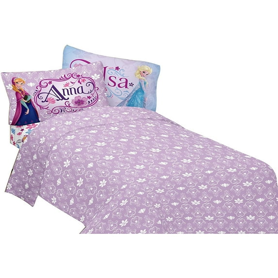 Disney Frozen Celebrate Love Sheet Set, Twin