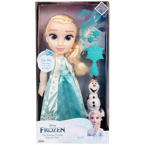 Disney Frozen Classic Elsa Feature Doll, 2 doll hair clips