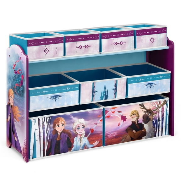 Disney Frozen Deluxe 9 Bin Design and Store Toy Organizer by Delta Children