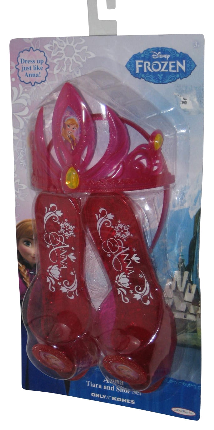 Disney Frozen Dress Up Like Jakks Pacific (2014) Anna Tiara \u0026 Shoes Set - (Kohl's Exclusive)