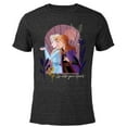 thumbnail image 1 of Disney Frozen Elsa Anna Bruni Go With Your Heart - Short Sleeve Blended T-Shirt for Adults - Customized-Black, 1 of 5