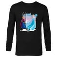 thumbnail image 1 of Disney Frozen Elsa & Anna Celebrate the Season Together Fall - Long Sleeve T-Shirt for Men - Customized-Black, 1 of 5