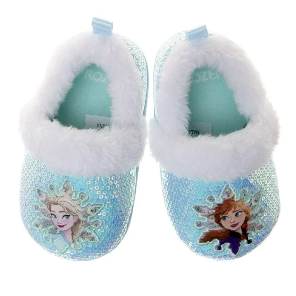 Disney Frozen Elsa & Anna Girls Slippers Size 9/10
