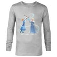 thumbnail image 1 of Disney Frozen Elsa Anna & Olaf Holiday Magic - Long Sleeve T-Shirt for Men - Customized-Athletic Heather, 1 of 5