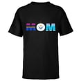 thumbnail image 1 of Disney Frozen Elsa Anna Olaf Mom Mother's Day Birthday Standard T-Shirt - Short Sleeve T-Shirt for Kids - Customized-Black, 1 of 5