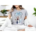 thumbnail image 1 of Disney Frozen Elsa Anna Shirt, Disneyland Princess T-Shirt, Movie Tee,Sport Grey Color,Size 2XL, 1 of 5