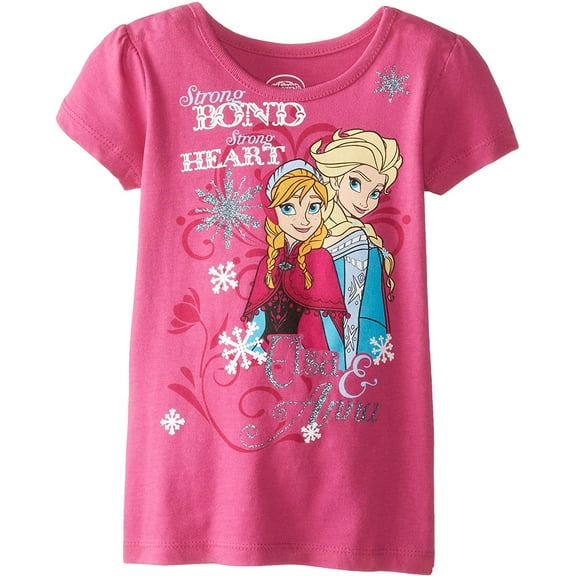 Disney Frozen Elsa Anna Short Sleeve T Shirt Girl Size 6X