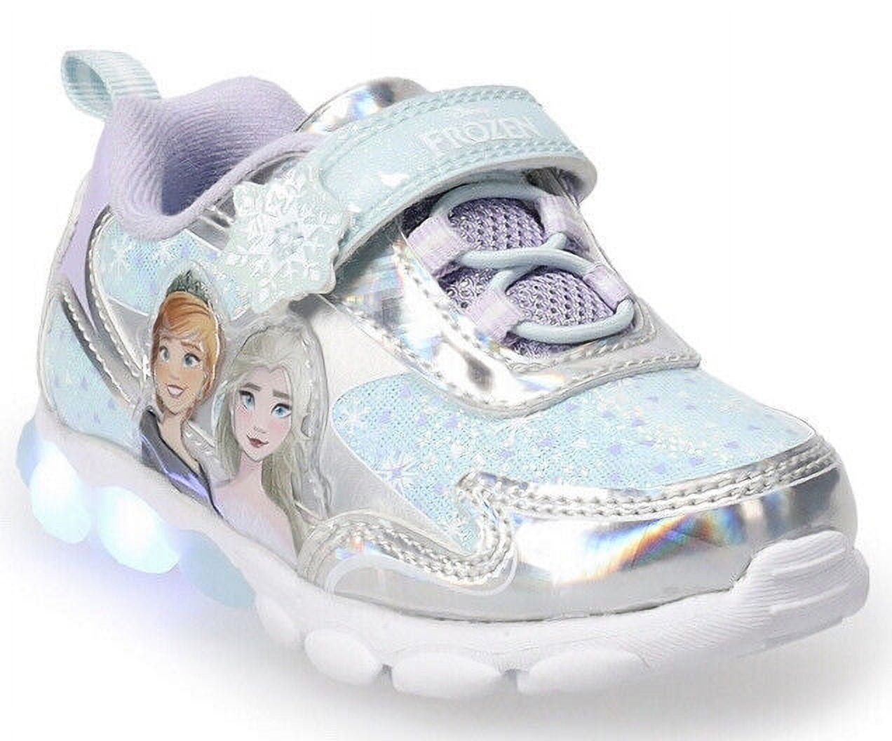 Disney Frozen Elsa Anna Toddler Girl Light Up Shoes Size 12