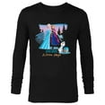 thumbnail image 1 of Disney Frozen Elsa Anna and Olaf Cool Days Warm Hugs Fall - Long Sleeve T-Shirt for Men - Customized-Black, 1 of 5