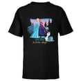 thumbnail image 1 of Disney Frozen Elsa Anna and Olaf Cool Days Warm Hugs Fall - Short Sleeve T-Shirt for Kids - Customized-Black, 1 of 5