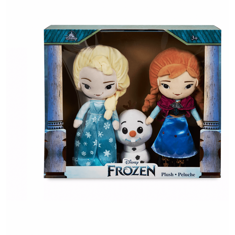 Disney Frozen Elsa Anna and Olaf Plush Doll Set New with Box