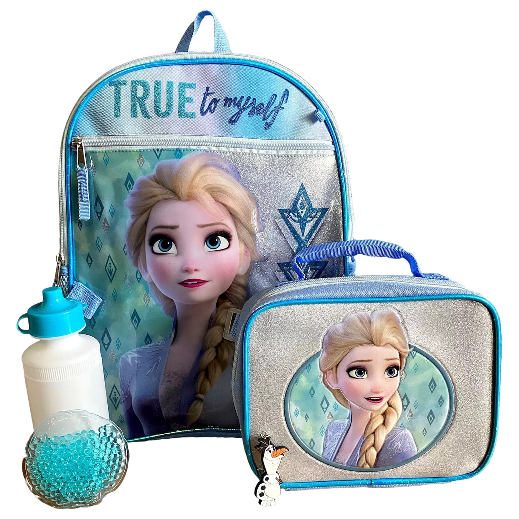 Lunch Bag - Disney - Frozen - Elsa Olaf & Anna Black New A07972BK