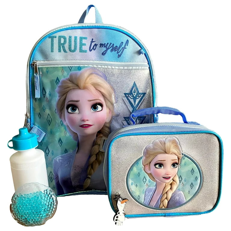 Accessory Innovations Frozen II 5 Piece Backpack and Lunch Box Set