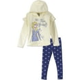 thumbnail image 1 of Disney Frozen Elsa Big Girls Fleece Hoodie and Leggings Outfit Set Toddler to Big Kid, 1 of 5