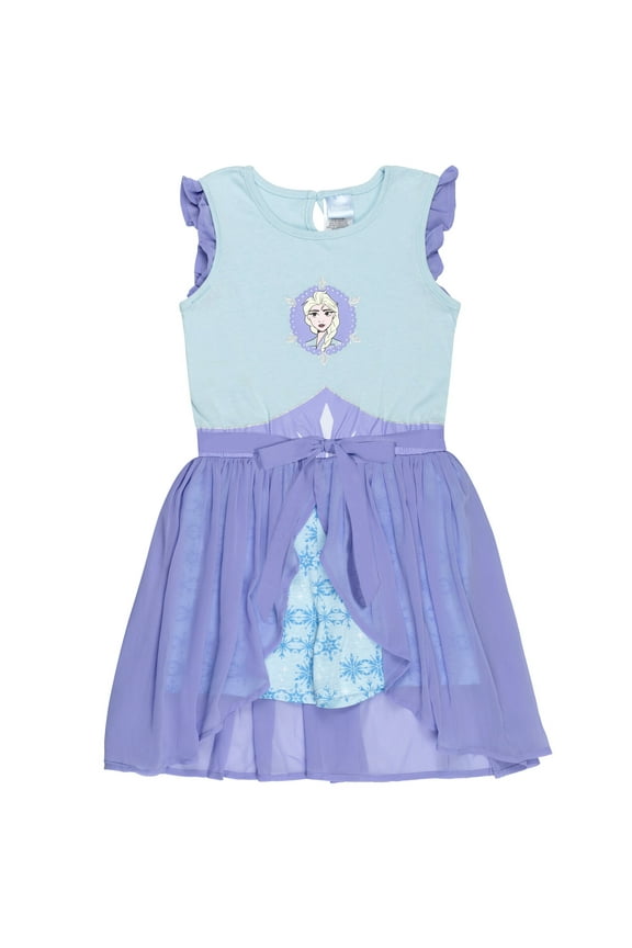 Disney Frozen Elsa Big Girls Romper and Skirt