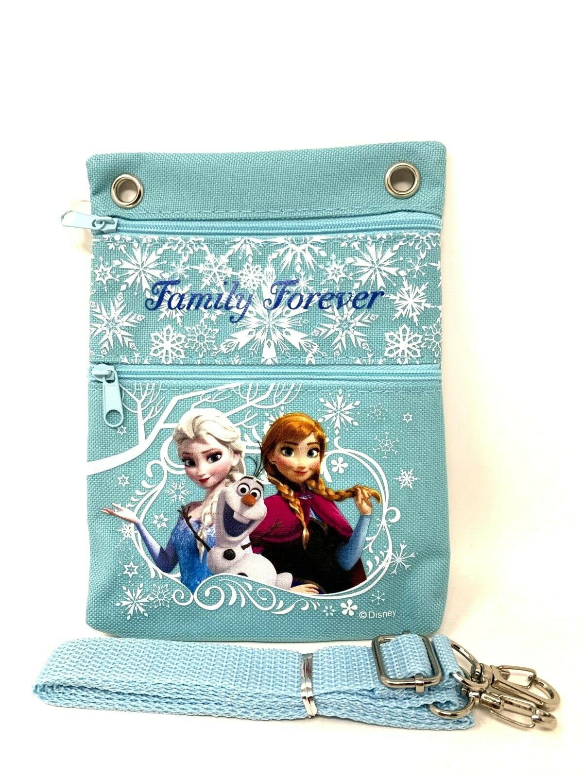 Disney Frozen Elsa Blue Adjustable Strap Messenger Shoulder Cross Purse Bag Walmart