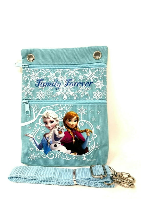 Disney Frozen Elsa Blue Adjustable Strap Messenger Shoulder Cross Purse Bag