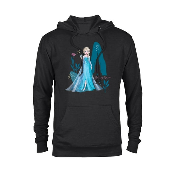 Disney Frozen Elsa Bold By Nature - Pullover Hoodie for Adults - Customized-Black