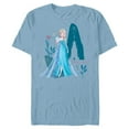 thumbnail image 1 of Disney Frozen Elsa Bold By Nature - Short Sleeve Blended T-Shirt for Adults - Customized-Ocean Blue, 1 of 5