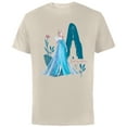 thumbnail image 1 of Disney Frozen Elsa Bold By Nature - Short Sleeve Cotton T-Shirt for Adults - Customized-Natural, 1 of 5