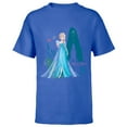 thumbnail image 1 of Disney Frozen Elsa Bold By Nature - Short Sleeve T-Shirt for Kids - Customized-Royal, 1 of 5