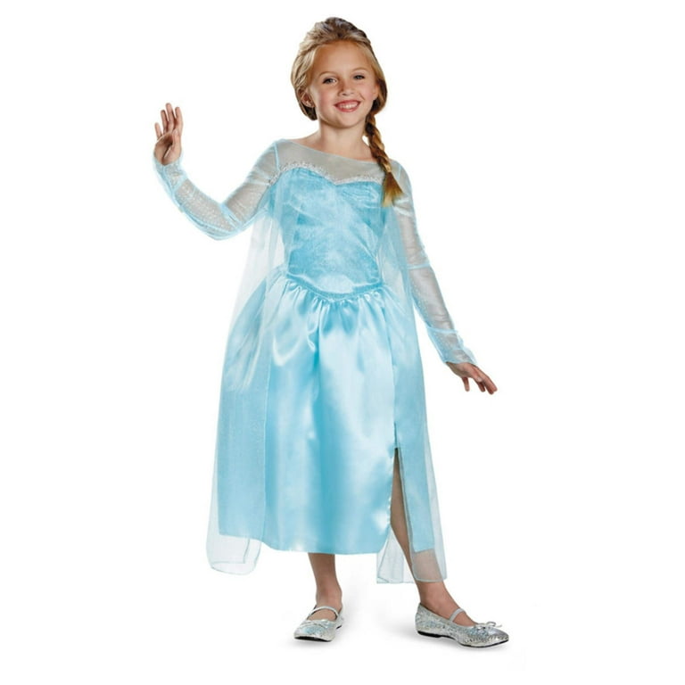 Disney Frozen Elsa Classic Costume Child Blue Dress Disney Frozen Elsa Classic Costume Child Blue Dress