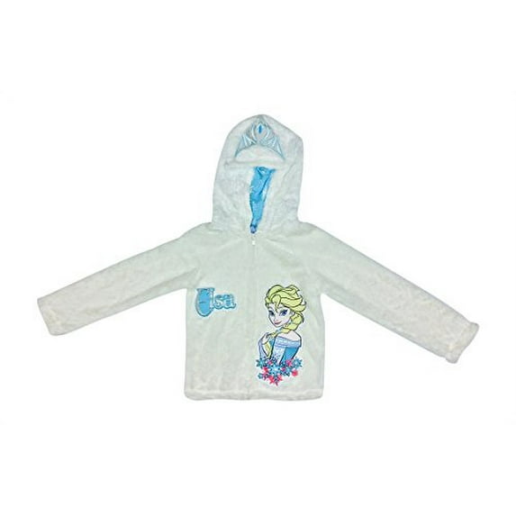 Disney Frozen Elsa Faux Fur Jacket White 6