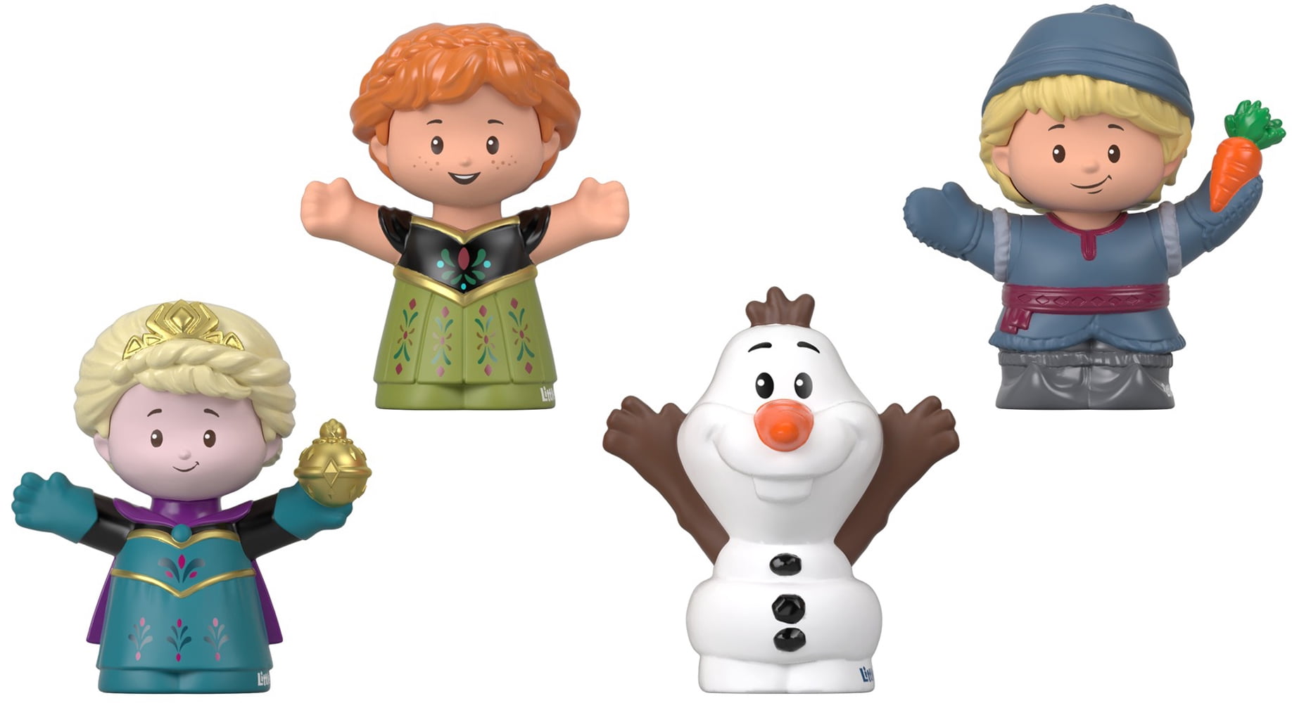 Disney Frozen Elsa & Friends Little People Figure Set for Toddlers, 4 Characters